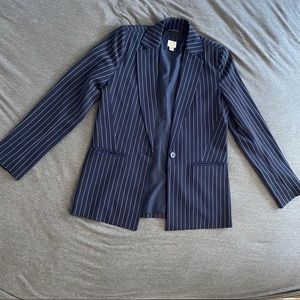 *NWOT* Navy Blue Pinstripe Blazer